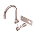 Nero Mecca Wall Basin/Bath Mixer Swivel Spout Handle Up Trim Kits Only - Brushed Bronze