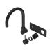 Nero Mecca Wall Basin/Bath Mixer Swivel Spout Handle Up Trim Kits Only - Matte Black