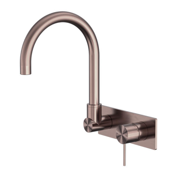 Nero Mecca Wall Basin/Bath Mixer Swivel Spout