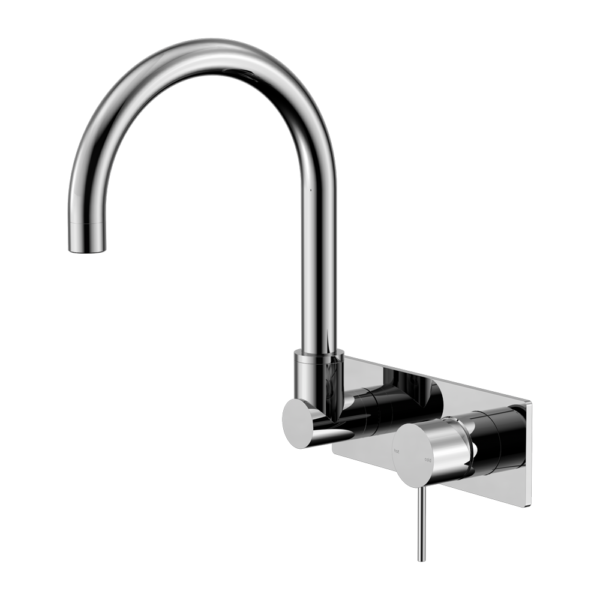 Nero Mecca Wall Basin/Bath Mixer Swivel Spout