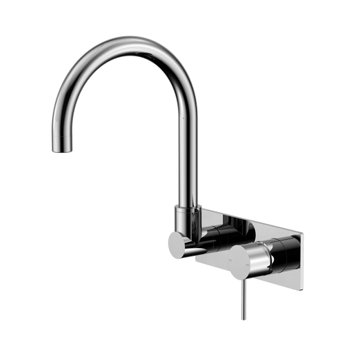 Nero Mecca Wall Basin/Bath Mixer Swivel Spout - Chrome