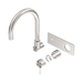 Nero Mecca Wall Basin/Bath Mixer Swivel Spout Trim Kits Only - Brushed Nickel