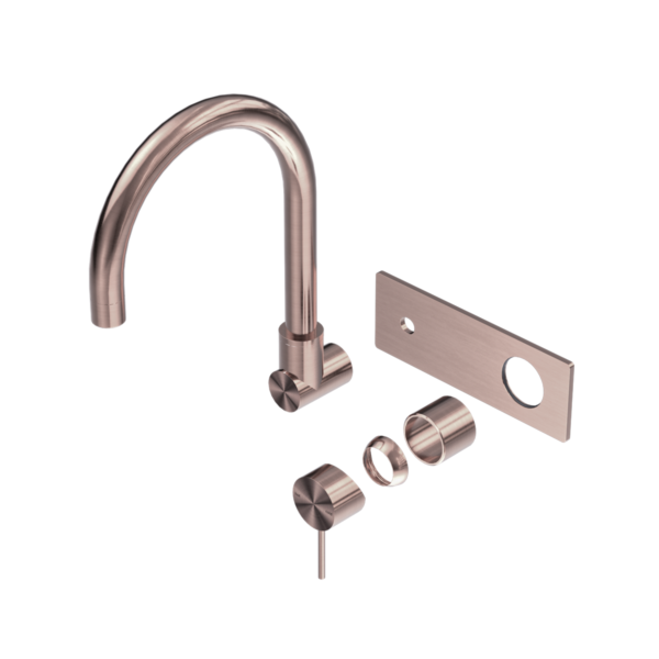 Nero Mecca Wall Basin/Bath Mixer Swivel Spout Trim Kits Only