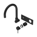Nero Mecca Wall Basin/Bath Mixer Swivel Spout Trim Kits Only - Matte Black