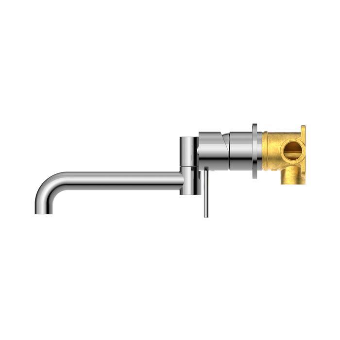 Nero NR221910RCH Mecca Wall Basin Bath Mixer Swivel Spout 225mm Chrome image 3 | SKU: NR221910RCH