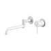 Nero Mecca Wall Basin/Bath Mixer Swivel Spout 225mm - Matte White