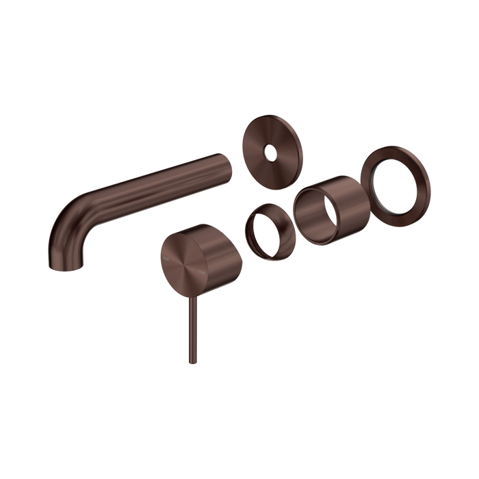 Nero Mecca Wall Basin/Bath Mixer Separate Back Plate 160mm Trim Kits Only - Rome Bronze