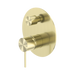 Nero Mecca Shower Mixer With Diverter - Brushed Gold