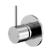 Nero Mecca Shower Mixer Handle Up 80mm Plate - Chrome