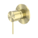 Nero Mecca Shower Mixer 80mm Plate - Brushed Gold