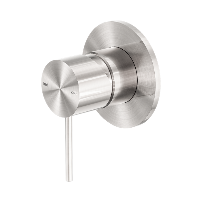 Nero Mecca Shower Mixer 80mm Plate - Brushed Nickel