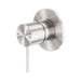 Nero Mecca Shower Mixer 80mm Plate - Brushed Nickel