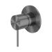 Nero Mecca Shower Mixer 80mm Plate - Gun Metal