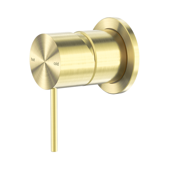 Nero Mecca Shower Mixer 60mm Plate - Brushed Gold