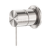 Nero Mecca Shower Mixer 60mm Plate - Brushed Nickel