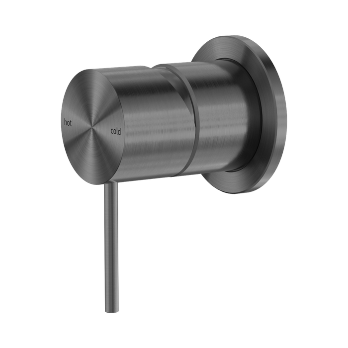 Nero Mecca Shower Mixer 60mm Plate - Gun Metal