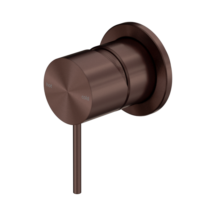 Nero Mecca Shower Mixer 60mm Plate - Rome Bronze