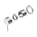 Nero Mecca Shower Mixer 60mm Plate Trim Kits Only - Chrome