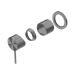 Nero Mecca Shower Mixer 60mm Plate Trim Kits Only - Gun Metal