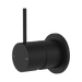 Nero Mecca Shower Mixer 60mm Handle Up Plate - Matte Black
