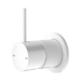 Nero Mecca Shower Mixer 60mm Handle Up Plate - Matte White