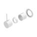 Nero Mecca Shower Mixer 60mm Handle Up Plate Trim Kits Only - Matte White