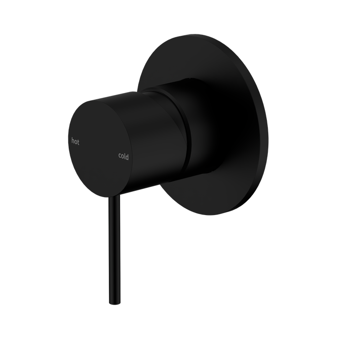 Nero Mecca Shower Mixer 80mm Plate - Matte Black