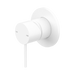 Nero Mecca Shower Mixer 80mm Plate - Matte White