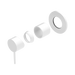 Nero Mecca Shower Mixer 80mm Plate Trim Kits Only - Matte White