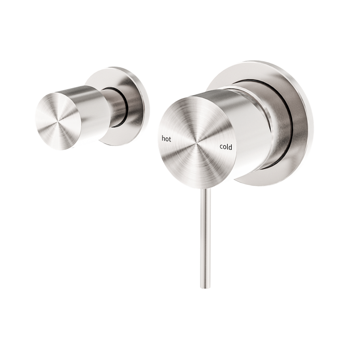 Nero Mecca Shower Mixer With Horizontal 2 Way Diverter - Brushed Nickel