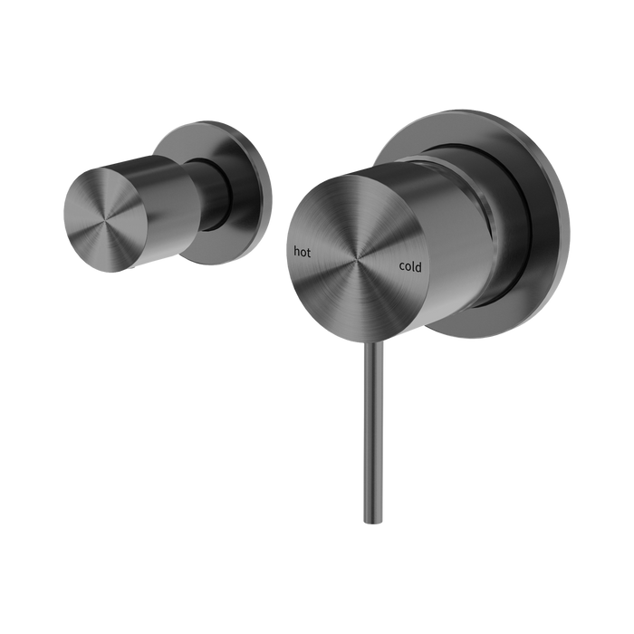 Nero Mecca Shower Mixer With Horizontal 2 Way Diverter - Gun Metal