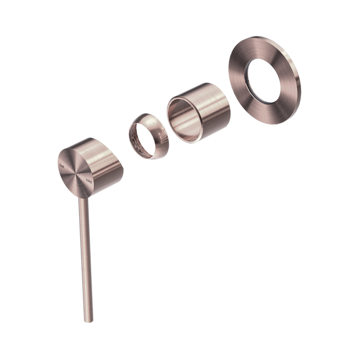 Nero Mecca Care Shower Mixer Trim Kits Only - Brushed Bronze