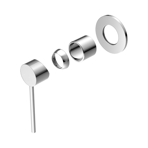Nero Mecca Care Shower Mixer Trim Kits Only - Chrome