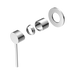 Nero Mecca Care Shower Mixer Trim Kits Only - Chrome
