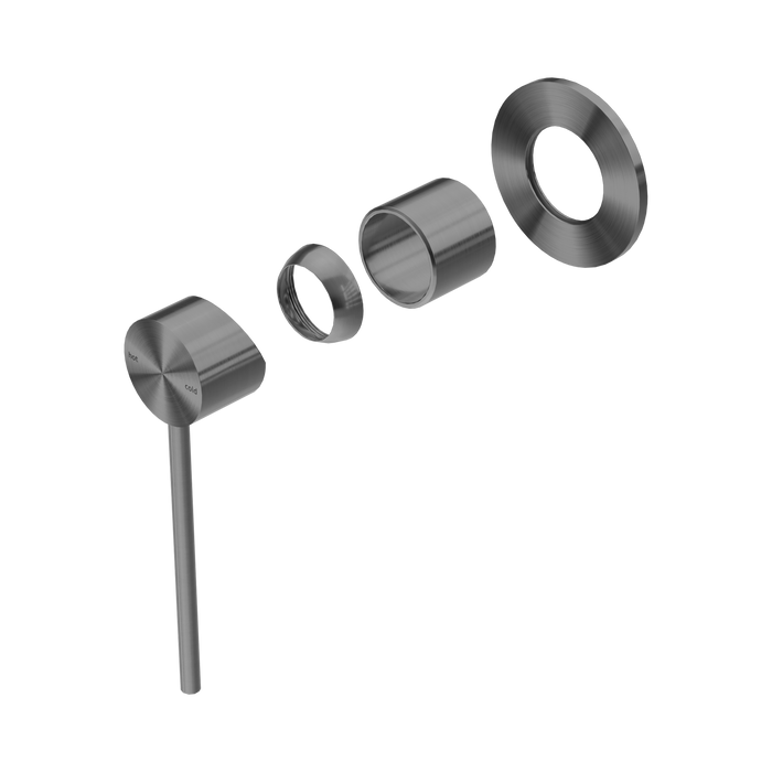 Nero Mecca Care Shower Mixer Trim Kits Only - Gun Metal