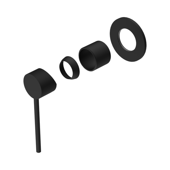 Nero Mecca Care Shower Mixer Trim Kits Only - Matte Black