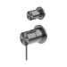 Nero Mecca Shower Mixer With Diverter Separate Back Plate - Gun Metal