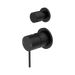 Nero Mecca Shower Mixer With Diverter Separate Back Plate - Matte Black