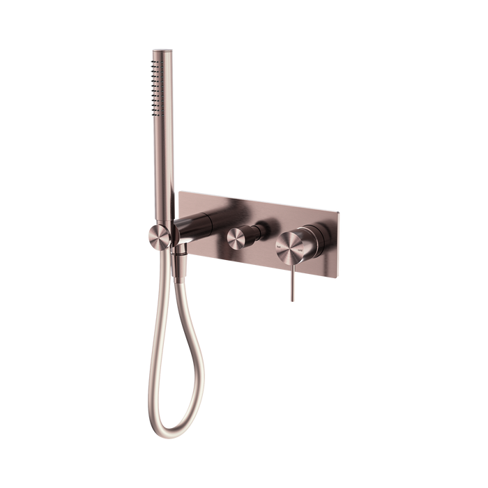 Nero Mecca Shower Mixer Diverter System - Brushed Bronze