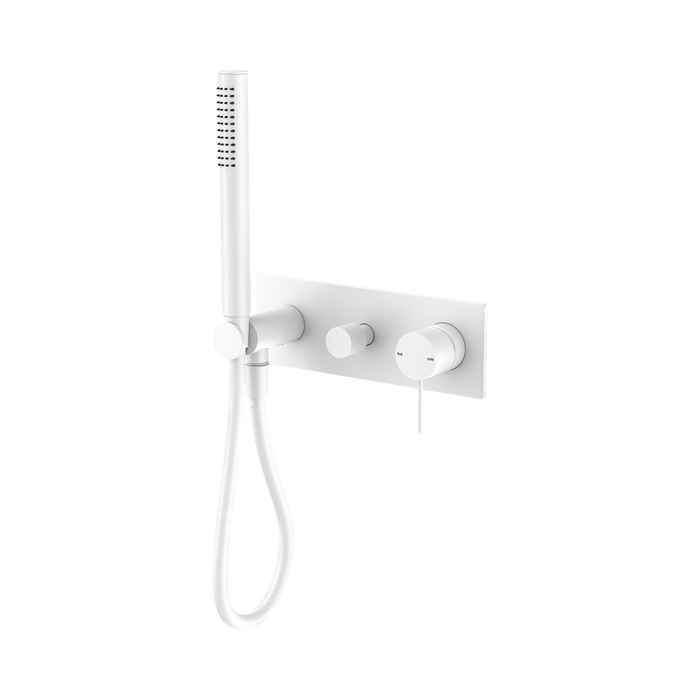 Nero Mecca Shower Mixer Diverter System - Matte White