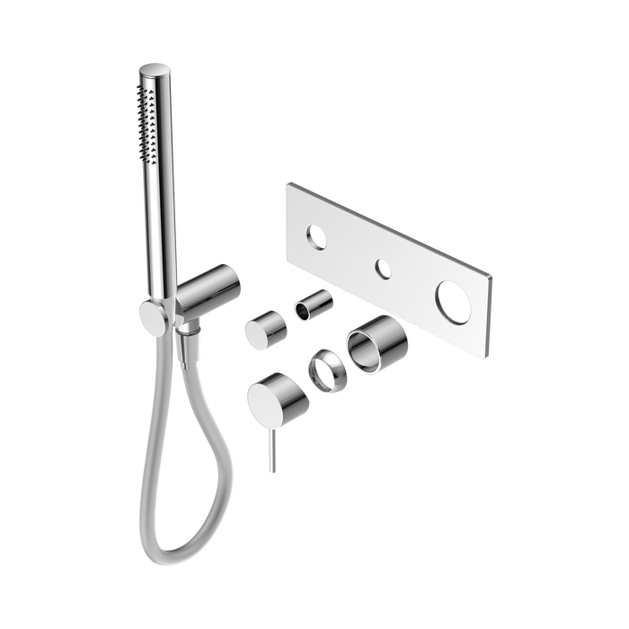Nero Mecca Shower Mixer Diverter System Trim Kits Only - Chrome