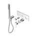 Nero Mecca Shower Mixer Diverter System Trim Kits Only - Chrome