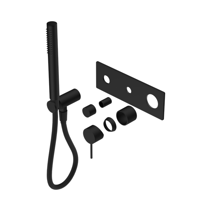 Nero Mecca Shower Mixer Diverter System Trim Kits Only - Matte Black