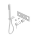 Nero Mecca Shower Mixer Diverter System Trim Kits Only - Matte White