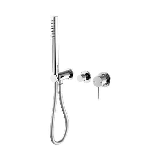 Nero Mecca Shower Mixer Diverter System Separate Back Plate - Chrome