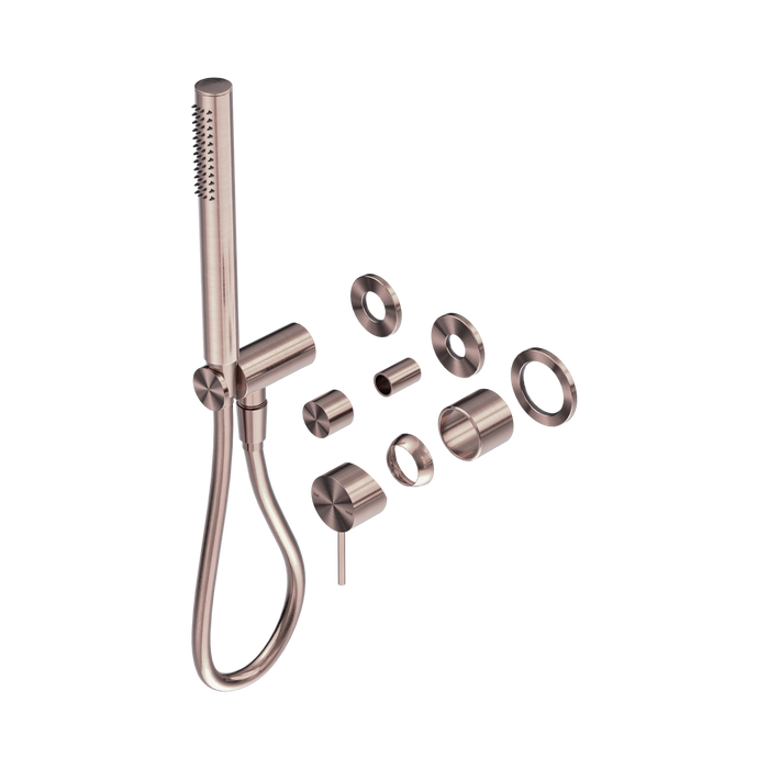 Nero Mecca Shower Mixer Diverter System Separate Back Plate Trim Kits Only - Brushed Bronze