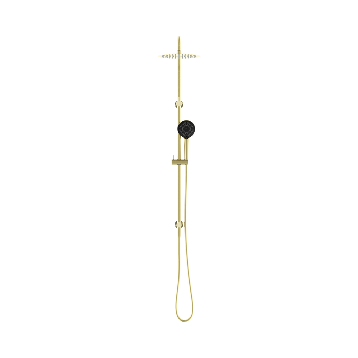 Nero NR232105fBG Round Project Twin Shower 4 Star Rating Brushed Gold image 2 | SKU: NR232105FBG