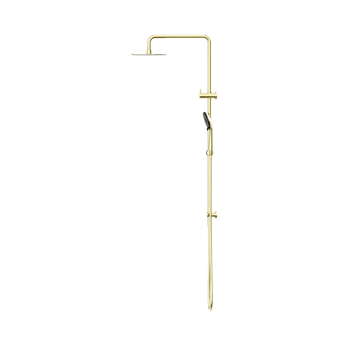 Nero NR232105fBG Round Project Twin Shower 4 Star Rating Brushed Gold image 3 | SKU: NR232105FBG