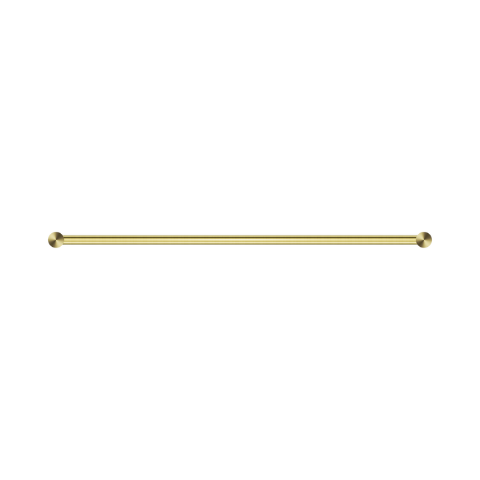 Nero NR2324BG New Mecca Single Towel Rail 600mm Brushed Gold image 2 | SKU: NR2324BG