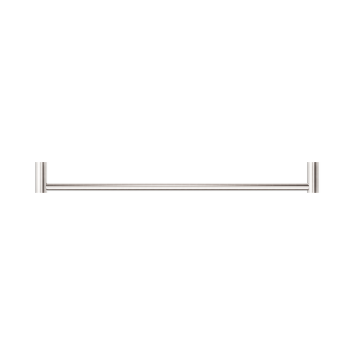 Nero NR2324BN New Mecca Single Towel Rail 600mm Brushed Nickel image 3 | SKU: NR2324BN